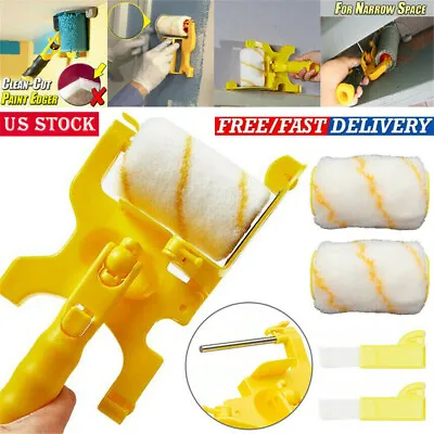 $15.99 • Buy Multifunctional Clean-Cut Paint Edger Roller Brush Safe Tool For Wall Ceiling FD