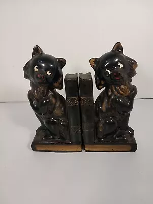 Vintage Mid Century Japanese Cat Bookends • $30