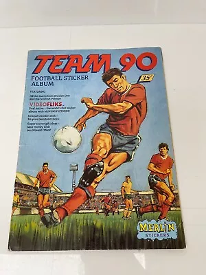 Merlin Team 90 Football Sticker Album • £13.99