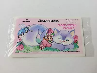 Vintage 1983 Hallmark Stick-r-treats Rose Petal Place Sticker Treats Sheet NEW • $6.38