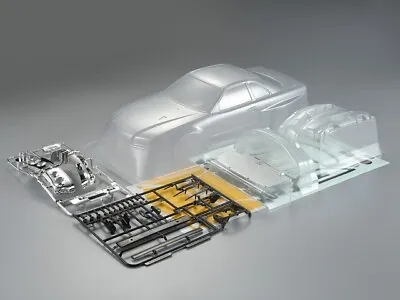 KillerBody Nissan Skyline R34 195mm Clear Body KB48626 • £29.28