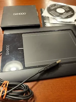 Wacom CTL-460 Bamboo USB Digital Drawing Graphics Tablet With Pen + CDs • $18