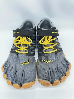 Vibram Five 5 Finger Men's Sz 12-12.5 Shoes 17M6604 V-Train Gold's Gym Edition • $69.99