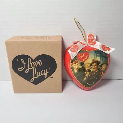 NIB Lucille Ball I Love Lucy 2006 California Here We Come Heart Ornament • $14.98