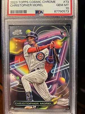 2023 Topps Chrome Cosmic - Christopher Morel RC - Chicago Cubs PSA 10 • $34.95