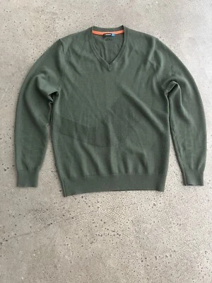 £9.99 • Buy J.LINDEBERG Men 100% Merino Wool V-Neck Jumper Pullover Sweater Size XL