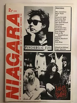 Niagara Nr. 5 Indie Fanzine Babes In Toyland The Psychedelic Ffurs Die Skeptiker • £8.55