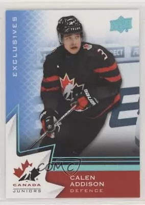 2020-21 Upper Deck Team Canada Juniors Men's U-20 Blue Calen Addison #25 • $0.99