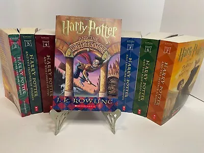 Harry Potter You Choose The Book Complete Set 1-7 Paperback Only-Good • $10