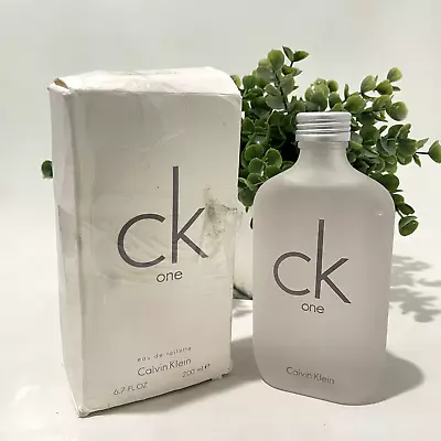 CALVIN KLEIN Ck One Eau De Toilette Spray 6.7 Oz Authentic • $38.94