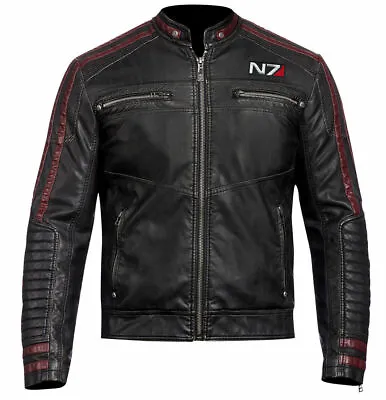 Mass Effect 3 - N7 Commander Shepard Stylish Leather Jacket • $90.66