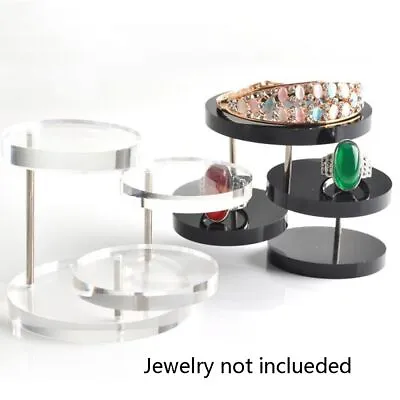 £6.16 • Buy Necklace Rack Watch Showcase Jewelry Organizer Bracelet Holder Display Stand