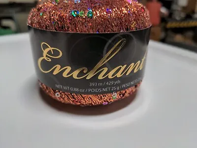 ENCHANT MULTI COLOR SEQUIN CRAFTS KNITTING Weaving YARN. • $8.75