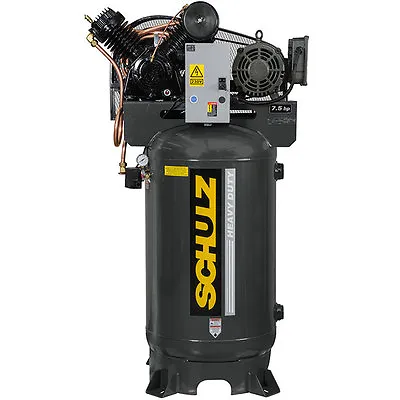 $2966 • Buy Schulz V-Series SINGLE PHASE 7.5-HP 80-Gallon Two-Stage Air Compressor ( 1 PH ) 
