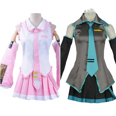 Anime Hatsune Miku Vocaloid Princess Dress Cosplay Costume Halloween Party Gift • £21.58