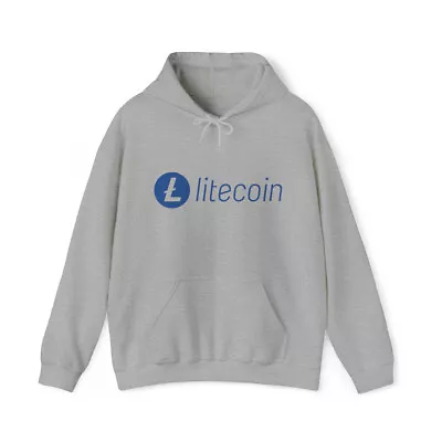 Litecoin LTC Heavy Blend Hoodie Sweatshirt | Crypto • $32.99