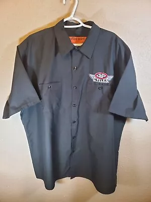 Lethal Threat J&P Cycles Men's Shop Shirt Size 2XL  Motorcycle • $25