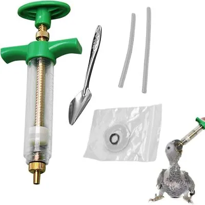 Green Color Bird Feeding Supplies Hand Rearing Feeding Injector Tubes  Budgie • £5.10