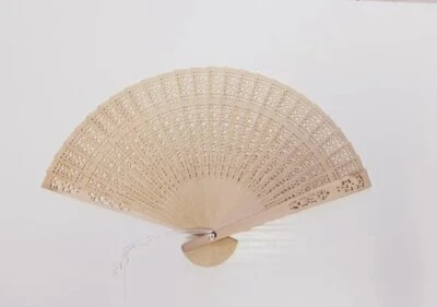 $4.99 • Buy Hand Held Wooden Folding Japanese Sandalwood Fan 