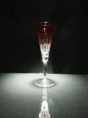 Faberge  Lausanne Ruby Red Champagne Flute ( One Flute ) • $232.75