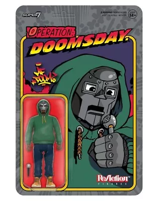 MF DOOM Super7 ReAction Figure NEW Madvillain KMD King Geedorah Metal Face Toy • £110