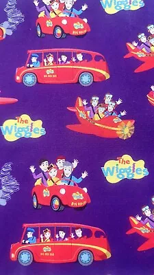 Wiggles Bedside Touch Lamp Night Light  Fabric Shade Big Red Car • $79.99