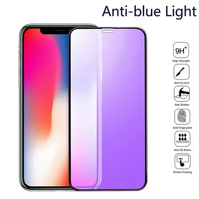 3 Pack Screen Protector Anti-Blue Light For IPhone 15 Pro Max 14 13 12 • $17.04