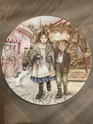 £0.99 • Buy Royal Worcester Plate, Fairground Magic The NSPCC Christmas Plate 1989 Perfect