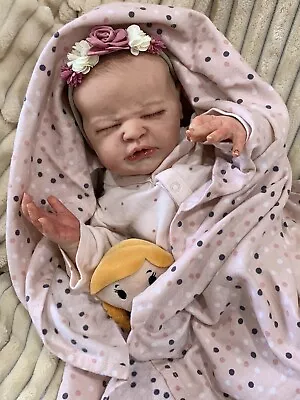 OOAK Reborn Baby GIRL Doll SAVANNAH Was Journey Laura Lee Eagles COMPLETED COA • $699.99