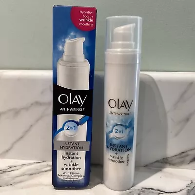 Olay Anti-Wrinkle Instant Hydration And Instant Wrinkle Smoother 50 Ml • £20.89