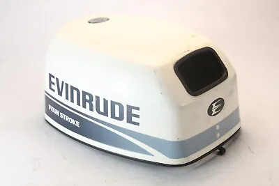 Johnson Evinrude Cowl Cowling Cover Engine Top Hood 9.9 15 HP 4 Stroke • $128