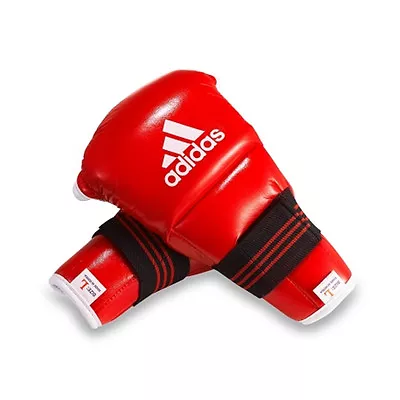 Adidas Martial Arts Cobra Gloves/Taekwondo Cobra Gloves/Black/Red/Made In Korea • $48