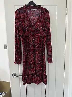 Ladies Oasis Red Hearts Dress Size Medium Gorgeous Dress!! Worn Just Once • £3.99