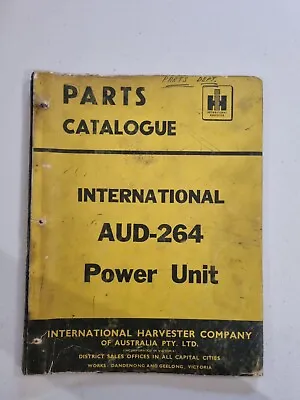 Parts Catalogue McCormick International AUD-264 Power Unit  • $40