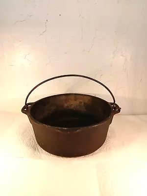 5Qt Cast Iron Dual Logo Wagner Ware Griswold Dutch Oven Handle No Lid • $29