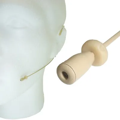 £37.99 • Buy Micronic BPE3 Dual Double Ear Hook Head Worn Microphone For Wireless Transmitter