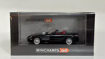 Minichamps 1:64 Mercedes-Benz SLR Mclaren ROADSTER Black Rare!!! • $49.99