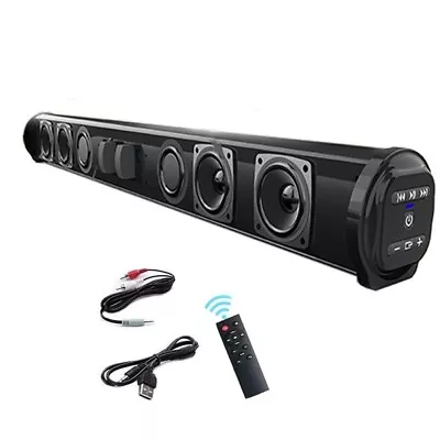£137.38 • Buy Wireless Bluetooth Sound Bar Speaker System Surround Stereo Home Theater TV 2.0
