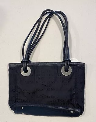 Oroton Canvas Bag ▫️ Black ▫️ Great Condition • $9.99