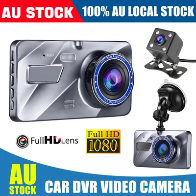 $29.95 • Buy 1080P Car Dash Camera Front And Rear Dual Lens DVR Video Recorder Night Vision