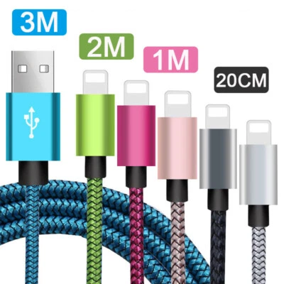 $3.36 • Buy 6ft 10ft Extra Long Fast Charging Charger Cable USB For IPhone 14 13 12 11 Cord