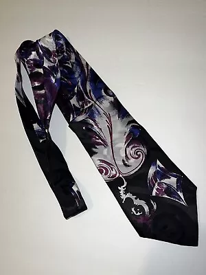 Preowned Mint Men's Necktie Men's Screenplay By Martin Wong Abstract Silk  • $7