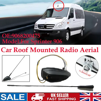 Fits For W906 Mercedes Sprinter 2006 - 2017 Antenna Roof Mounted Radio Aerial UK • £26.99