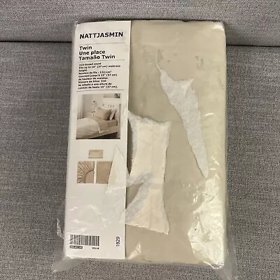 New NIP Ikea Nattjasmin Twin Sheet Set Beige • $16