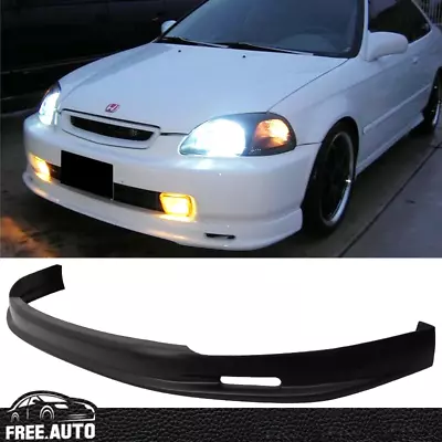 Fits 96-98 Honda Civic Front Bumper Lip Chin Spoiler Unpainted PP EK Mugen Style • $49.99