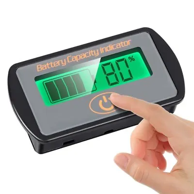 Battery Voltage Meter Battery Capacity Indicator SOC Combo Meter 12V24V36V48V • $17.50