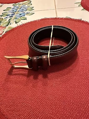 Mens Burgundy Dress Belt 36 • $21.90