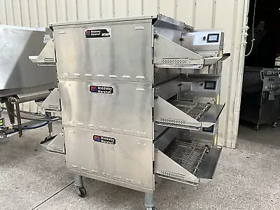 2019 Middleby Marshall PS638G Gas Conveyor Pizza Oven Triple Stack Oven • $14750