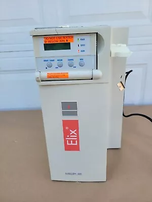 Millipore Elix 5 UV Laboratory Water Purification Filtration System Zlxs6005y  • $129