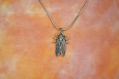 Cicada Necklace Or Earrings Magicicada Insect Jewelry Rebirth And Immortality • $32.99